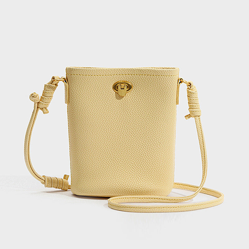 Women's Versatile Creative Popular Simple Leather Phone Bags