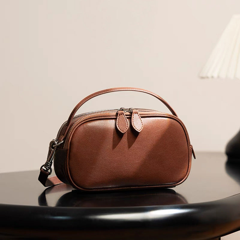 Attractive Women's Genuine Leather Fashion Portable Handbags