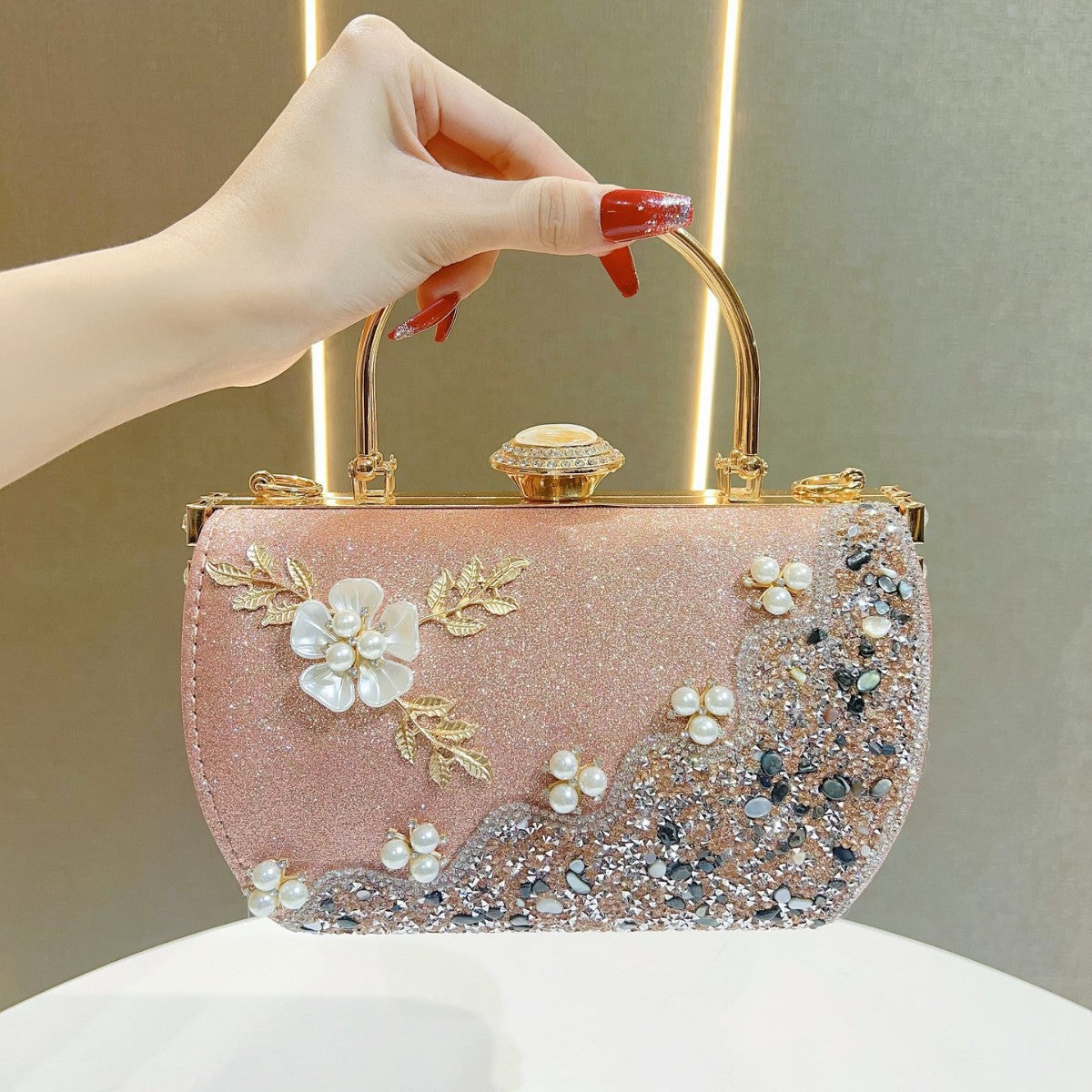 Women's Princess Dinner Banquet Dress Elegant Portable Handbags