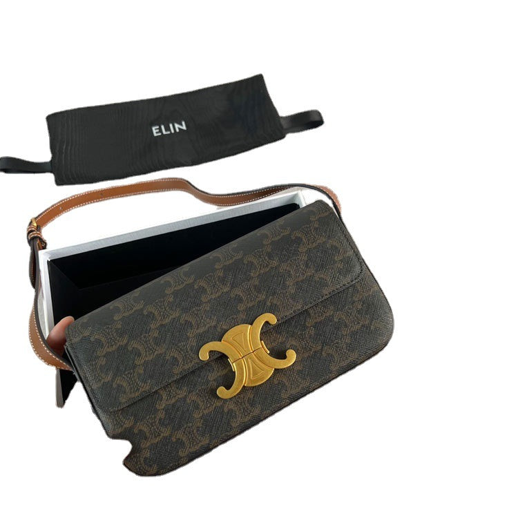 Women's Upgraded Arc Underarm Toothpick Pattern Butterfly Shoulder Bags