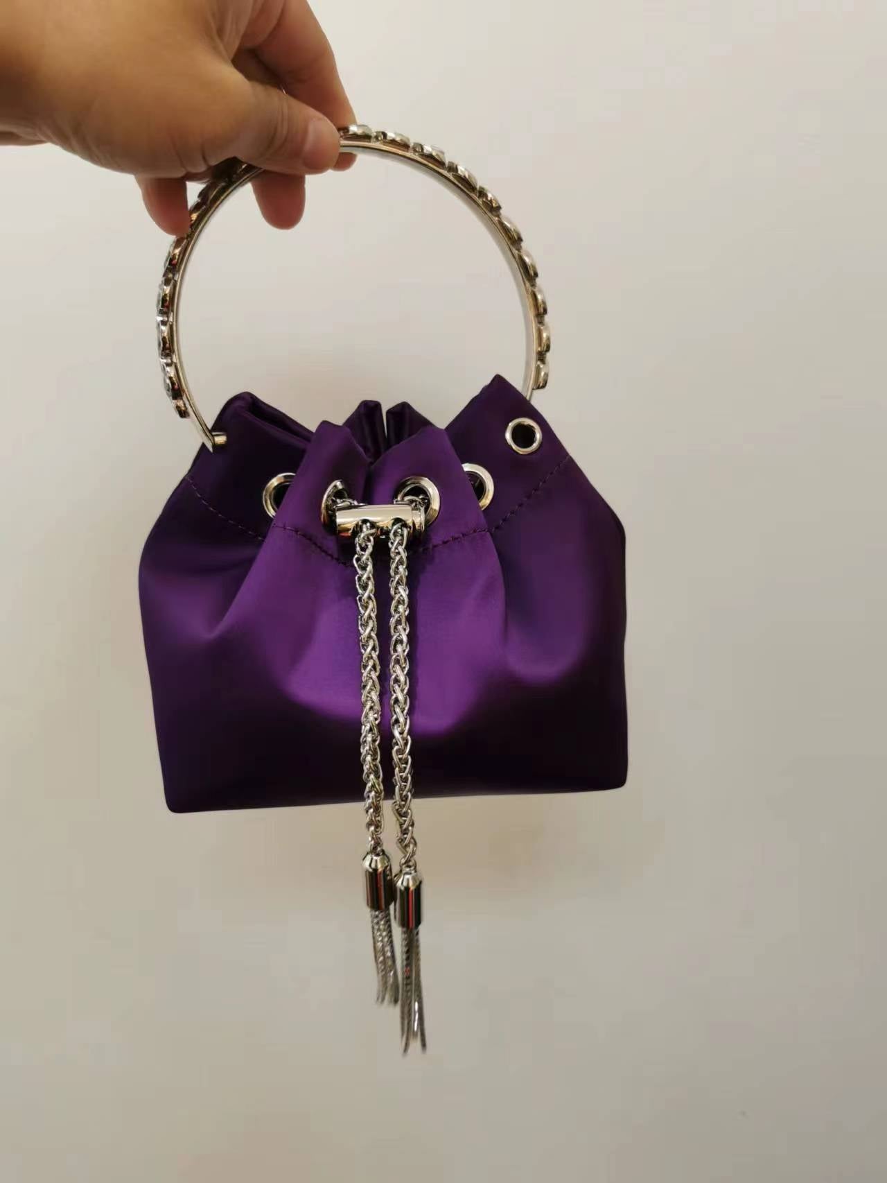 Women's Live Broadcast Selected Tassel Drawstring Fashion Shoulder Bags