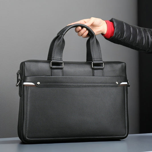 Men's Leather Business First Layer Leisure Korean Men's Handbags