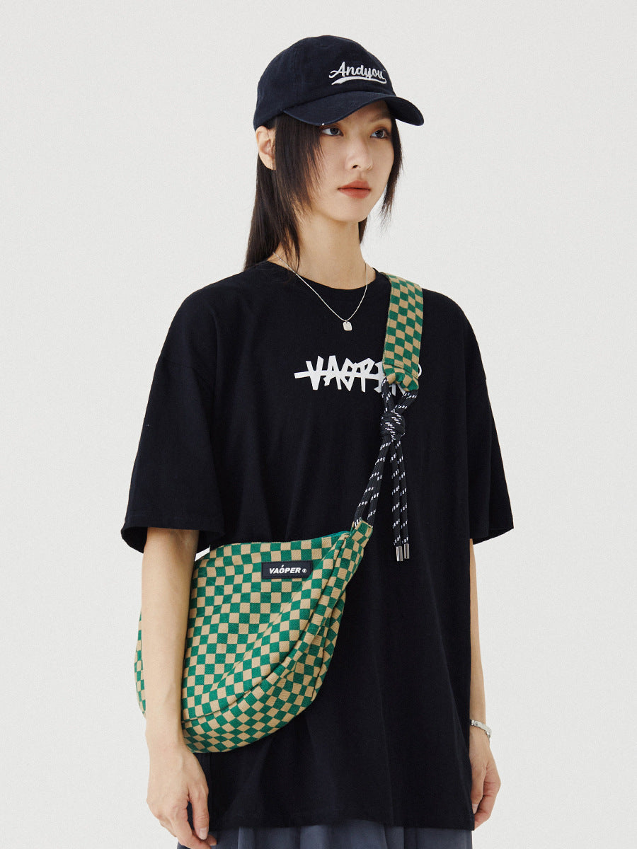 Women's & Men's & Hello Niche Dumpling Large Capacity Men's Messenger Bags