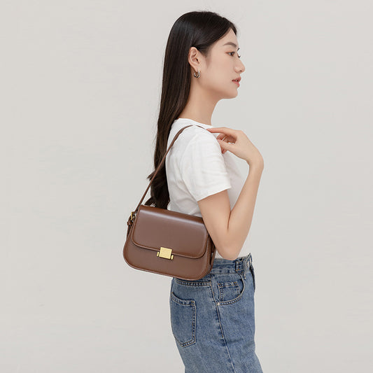 Women's High-grade Retro Fashion Portable Light Luxury Shoulder Bags