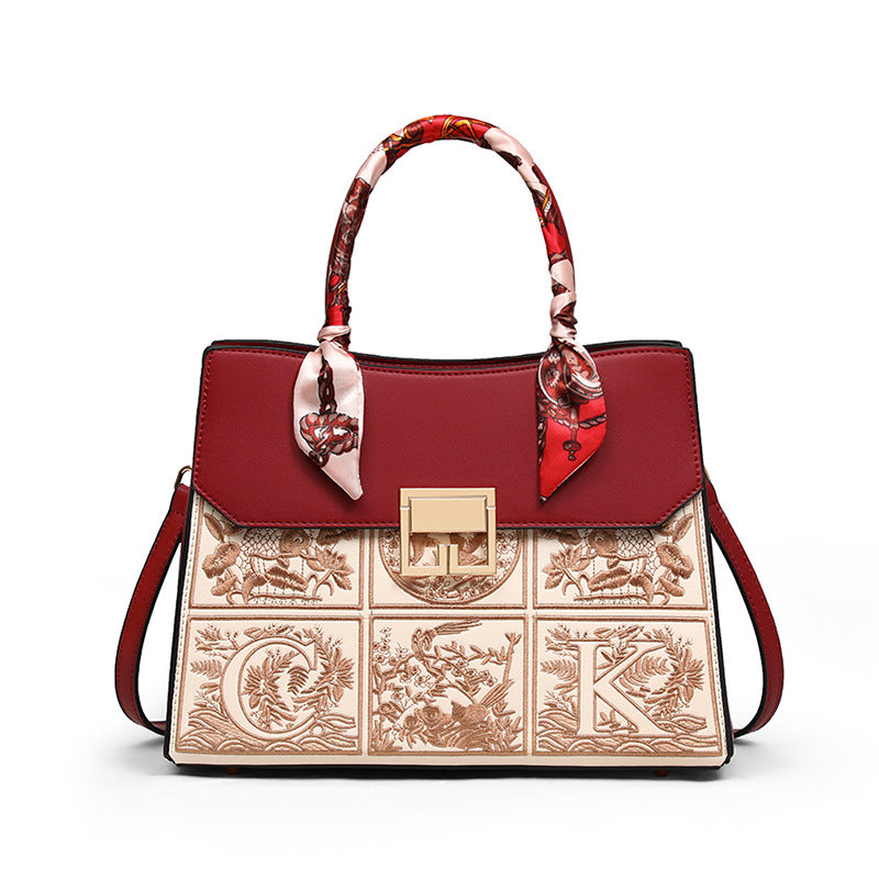 Women's Summer Genuine Leather Mother High Sense Handbags