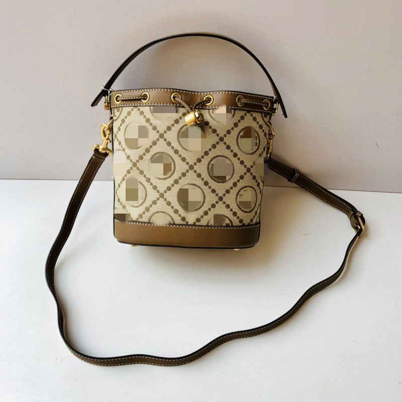 Women's Single Medium Mini Large Jacquard Cross Bucket Bags