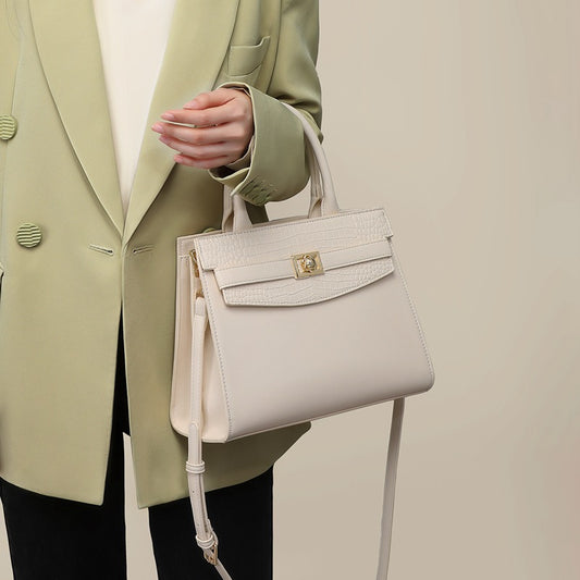 Women's Genuine Leather High-grade Portable Commuter Summer Handbags