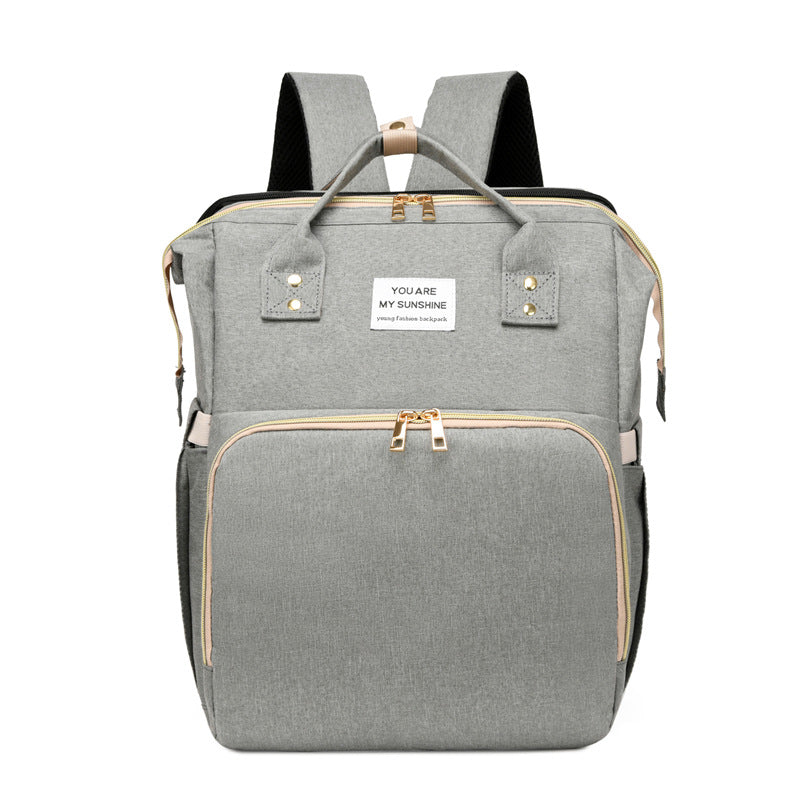 Folding Crib Mummy Bed Diaper Fashion Mom Bags