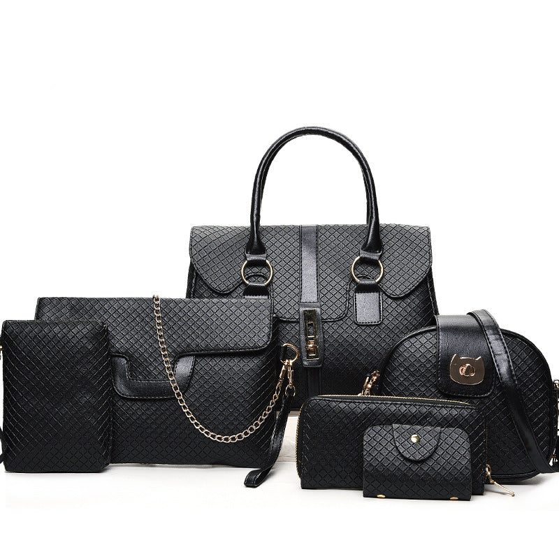 Women's Glamorous Fashion Hand Set Embossed Handbags