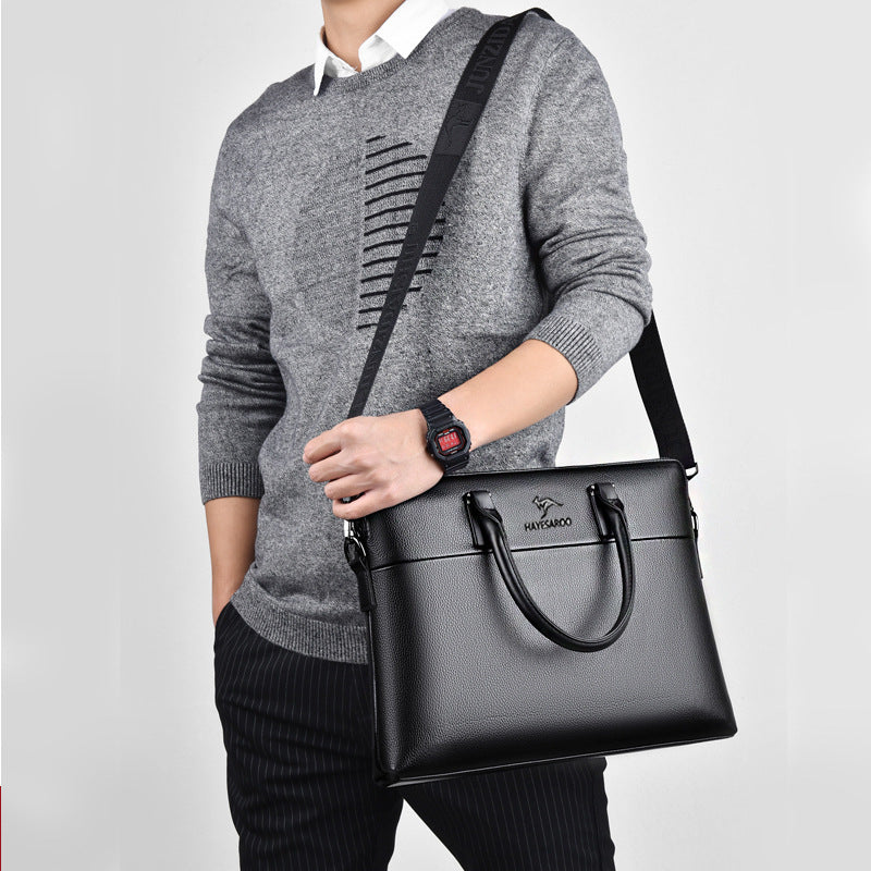 Men's Business Genuine Leather Computer First Layer Men's Briefcases