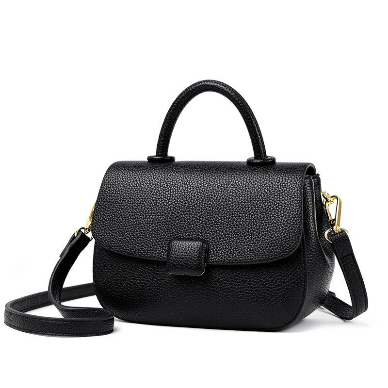 Women's Pure Color Trendy Retro Korean Style Shoulder Bags