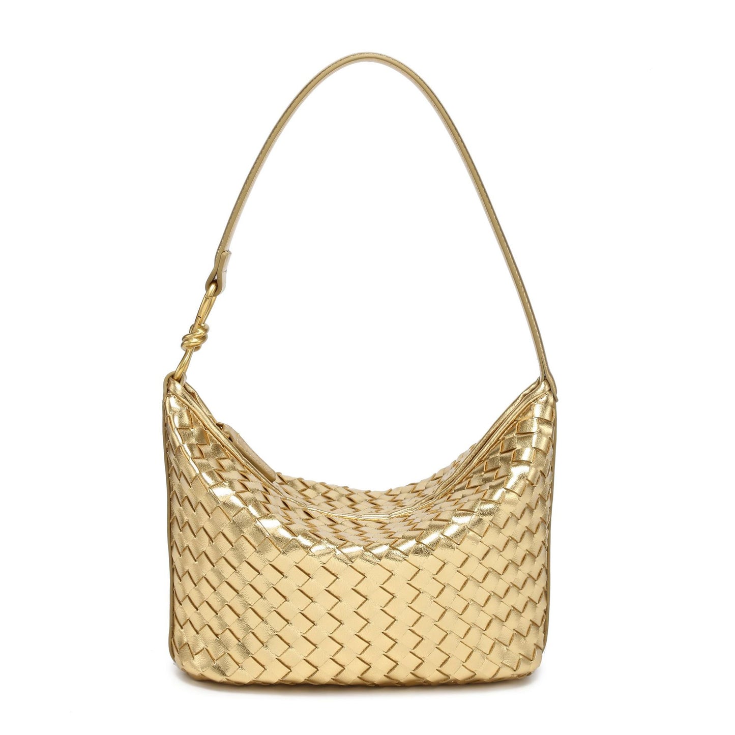 Women's Niche Hand-woven Fashion Simple Lunch Box Shoulder Bags