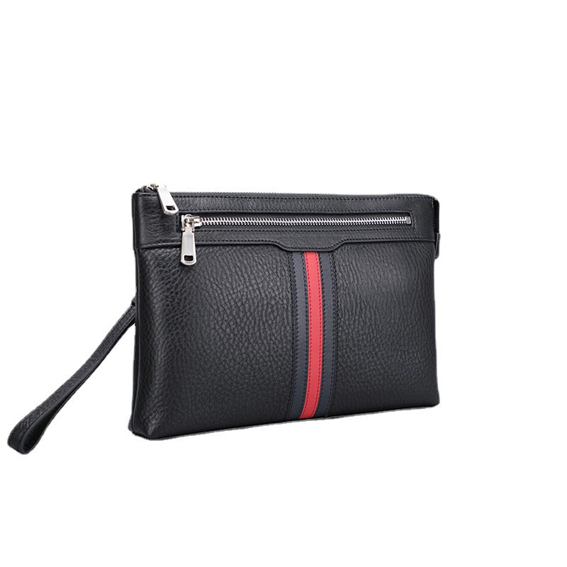 Men's Leather Clutch Male First Layer Cowhide Men's Handbags