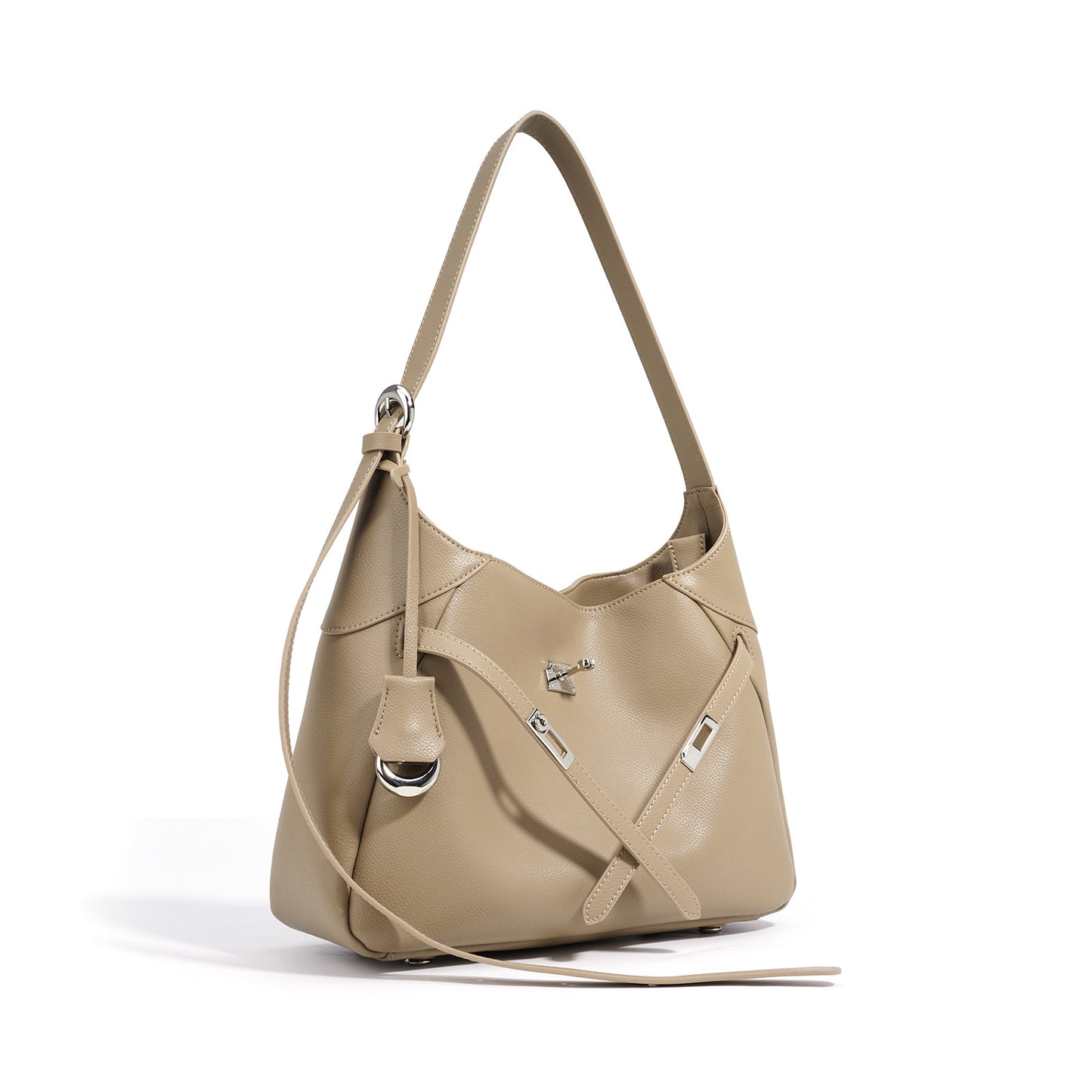 Women's Leather Design Premium Fashion Minimalist Underarm Crossbody Bags