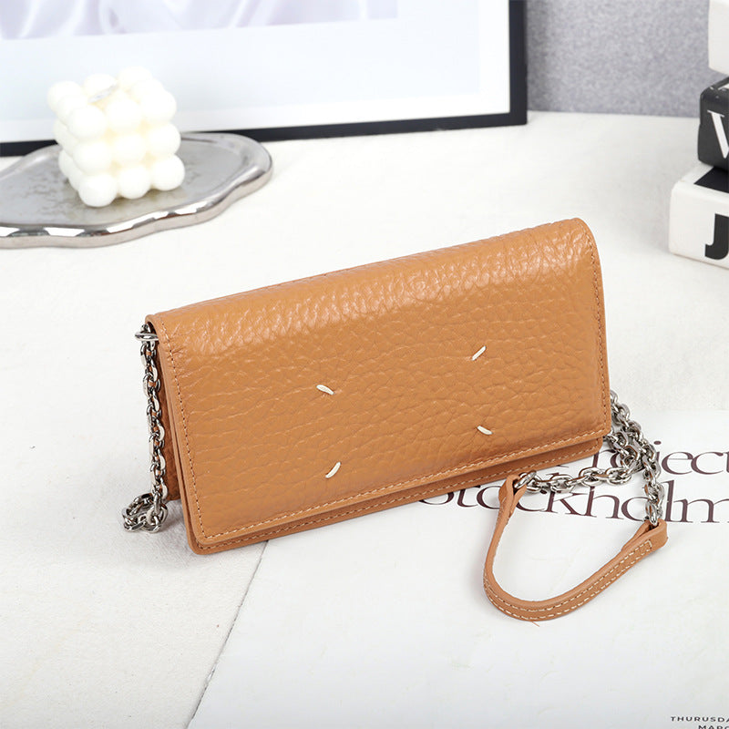 Women's First Layer Cowhide Elephant Pattern Minority Bags