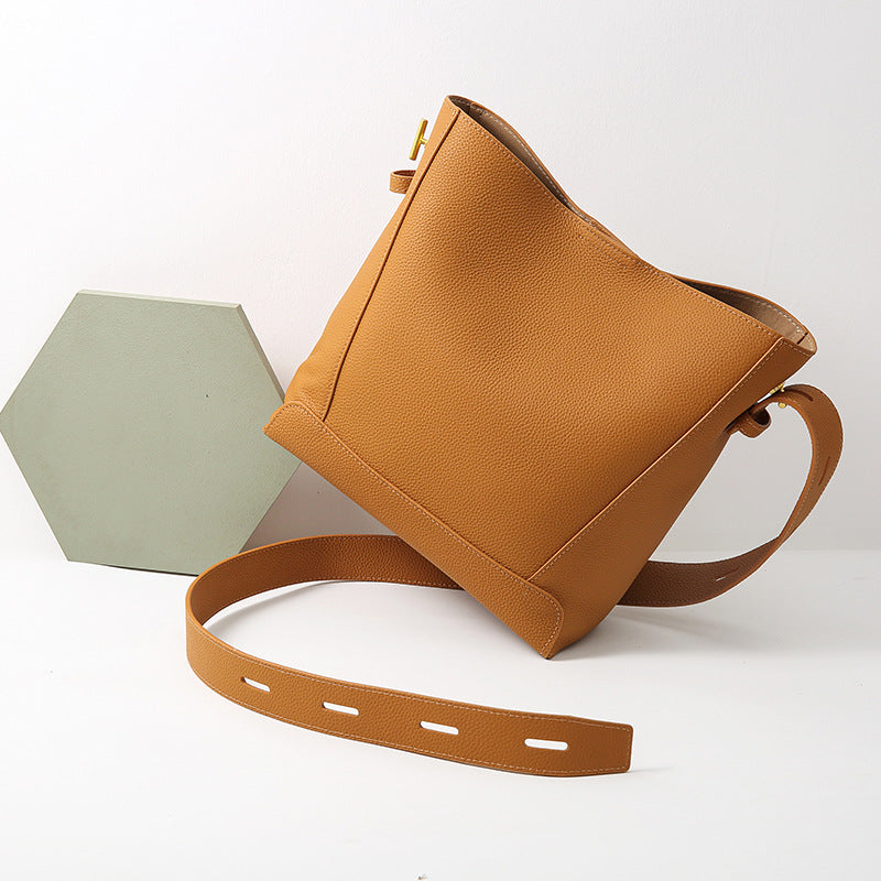 Women's High-grade Design Genuine Leather Large Capacity Shoulder Bags