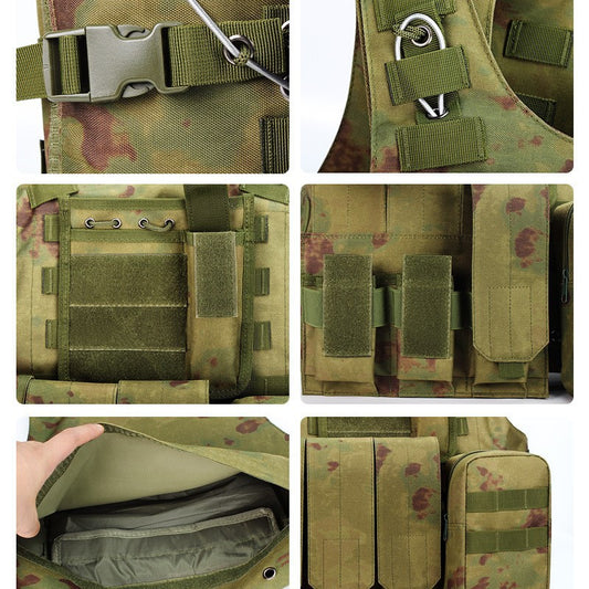Amphibious Vest Field Camouflage Self-defense Combat Sports Backpacks