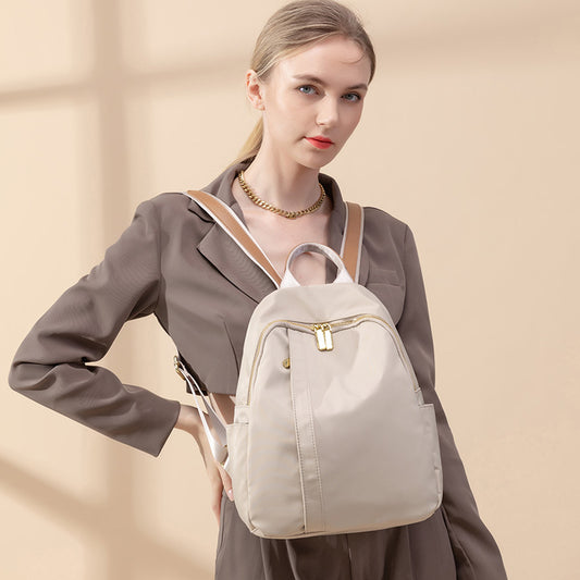 Women's Fashion Simple Oxford Cloth Large Capacity Backpacks