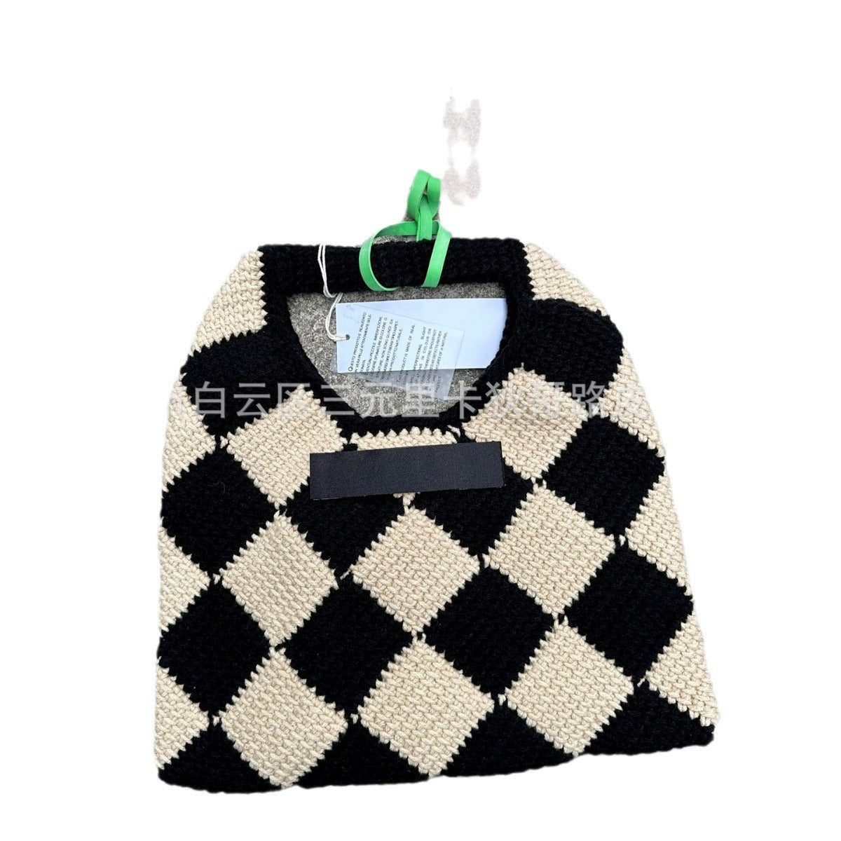 Clutch Hand-woven Color Matching Chessboard Classic Handbags