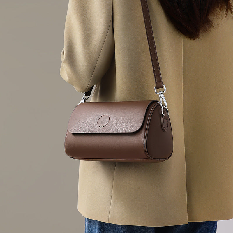 Women's Unique Pillow Cylindrical Pouch High-grade Crossbody Bags