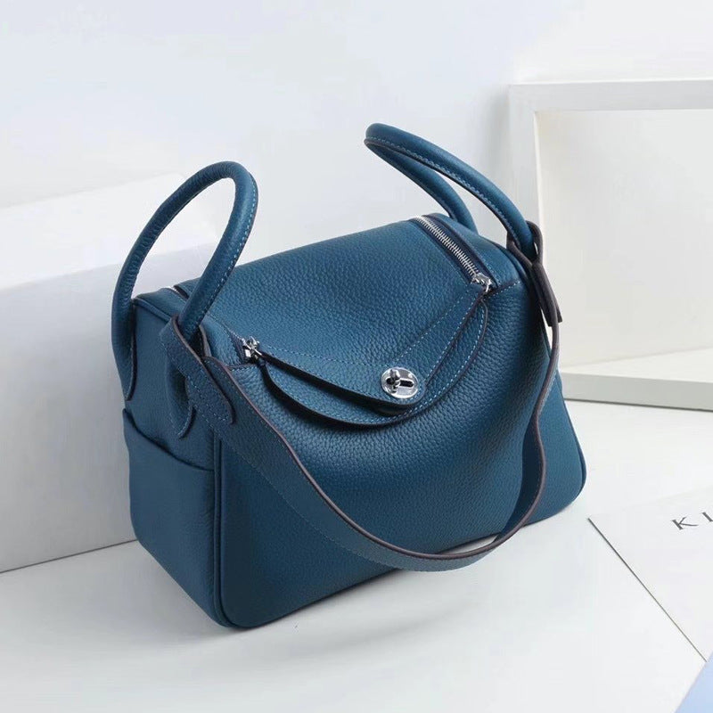 Pillow Fashion Soft Leather Genuine Large Handbags