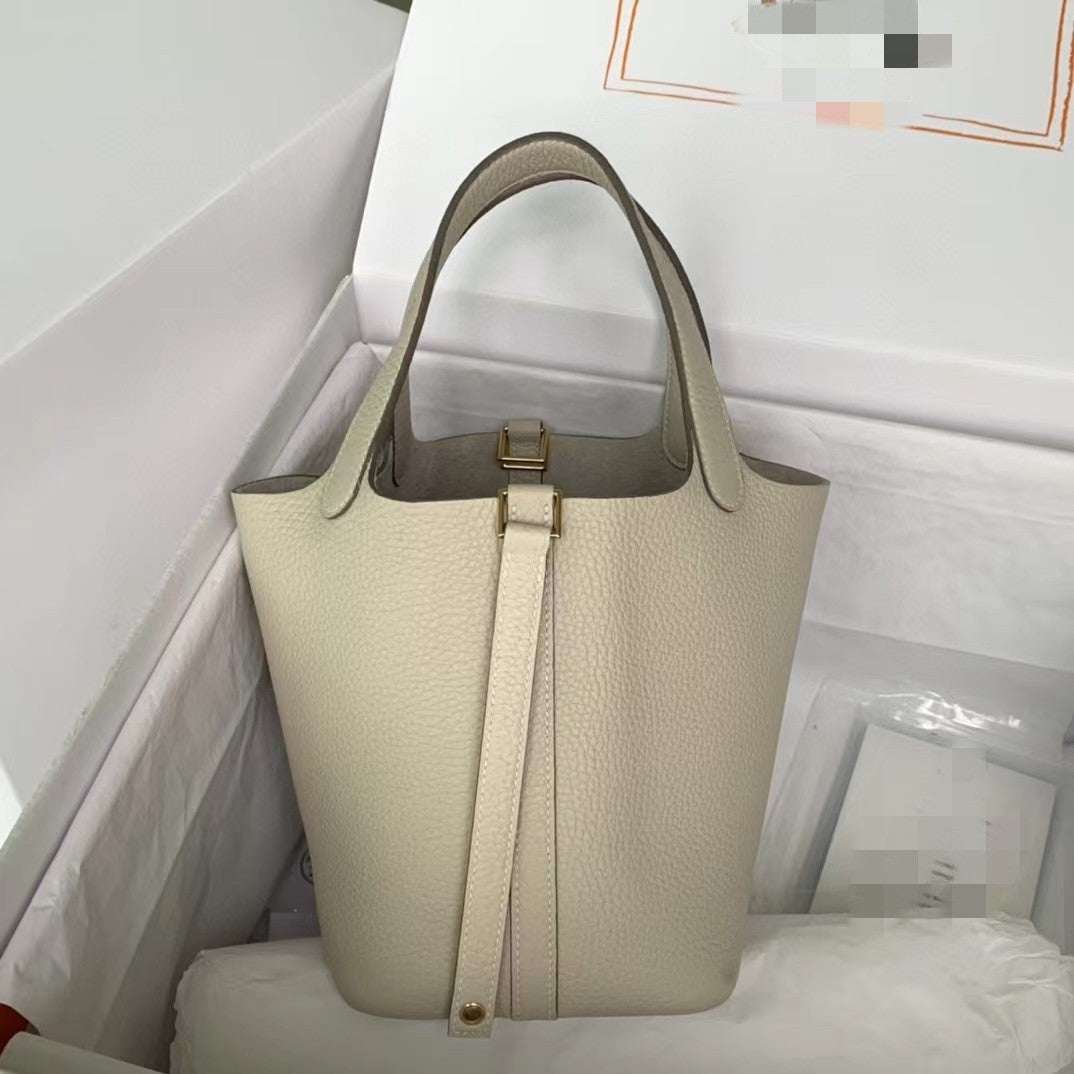 Women's Beeswax Thread Imported First Layer Cowhide Portable Bags