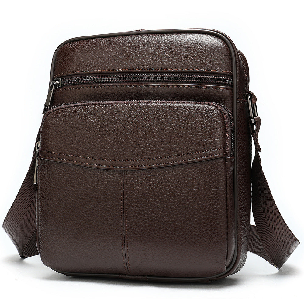 Men's High-grade Genuine Leather Retro First Layer Men's Messenger Bags