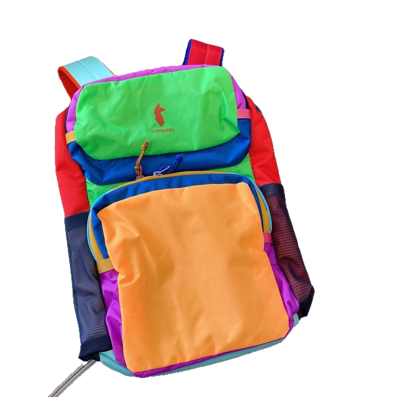 Stitching Contrast Color Ultra Light Dopamine Large Backpacks