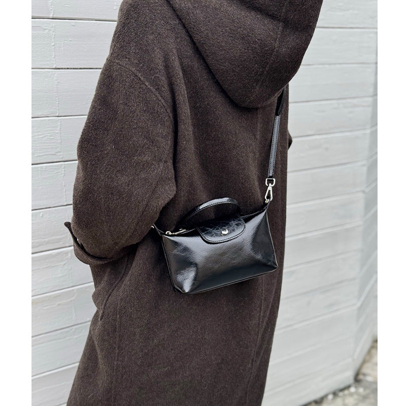 Women's Mini Dumpling Fashion Commuter First Layer Shoulder Bags