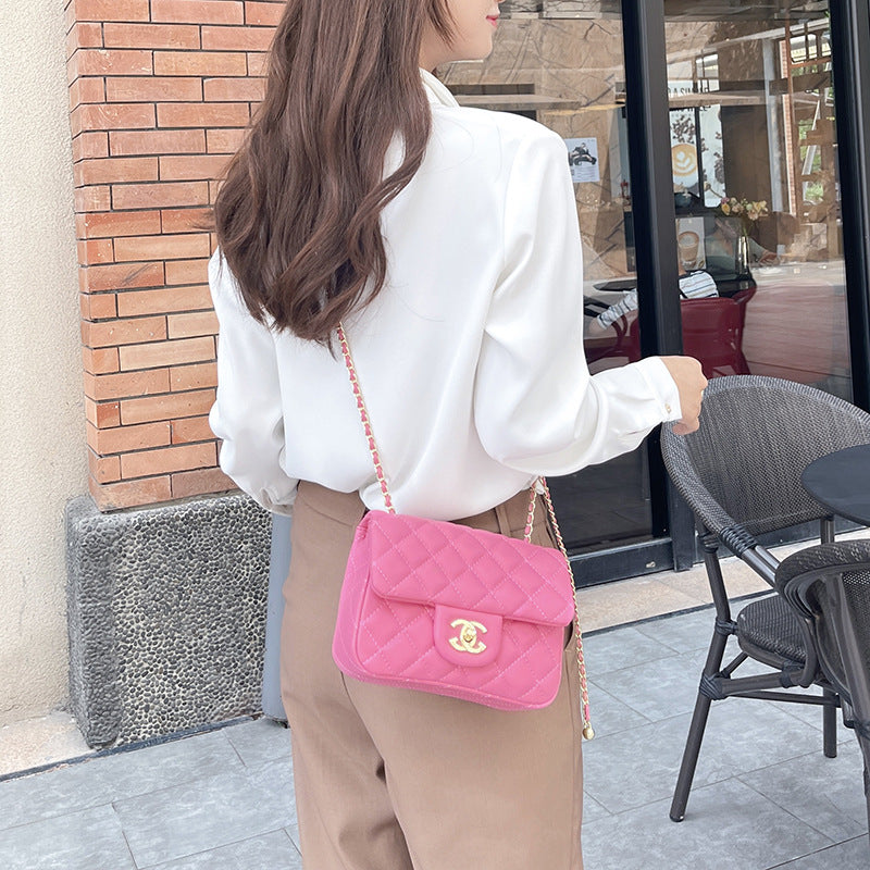 Women's Classic Style Rhombus Chain Fat Underarm Crossbody Bags