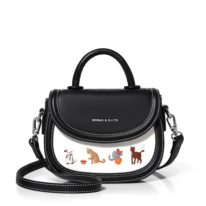 Women's Source Niche Design Fashion Saddle Crossbody Bags