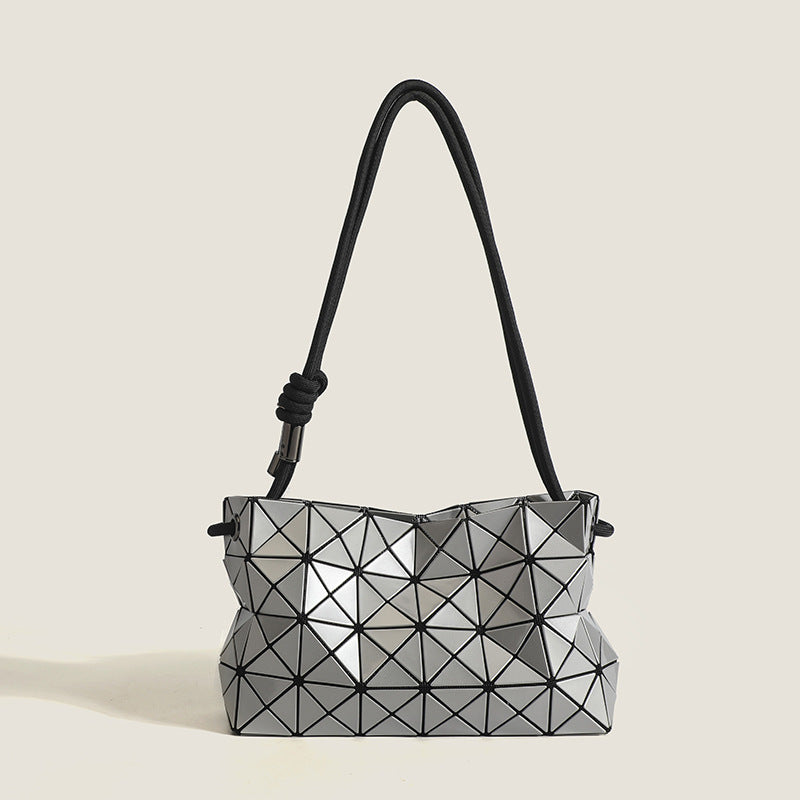 Autumn Geometric Diamond Pattern Simple Portable Shoulder Bags