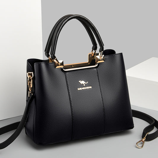 Korean Style Fashion Soft Leather Large Shoulder Bags