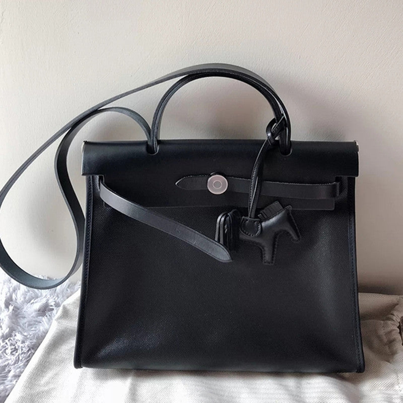 Women's Fashion Trendy Portable Large Capacity Genuine Bags
