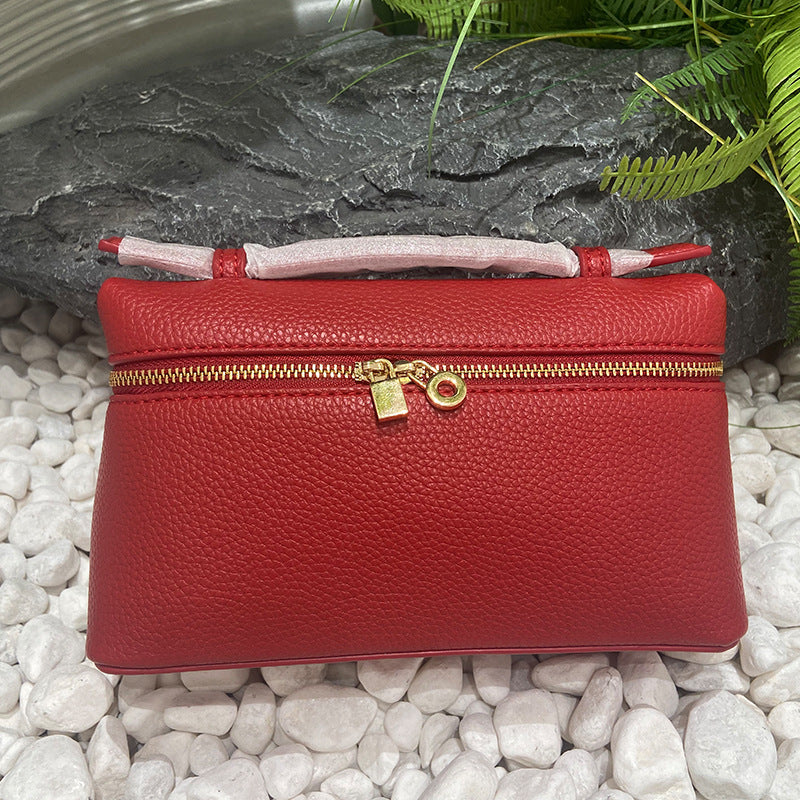 Italian Brown Gold Lunch Box Portable Crossbody Bags