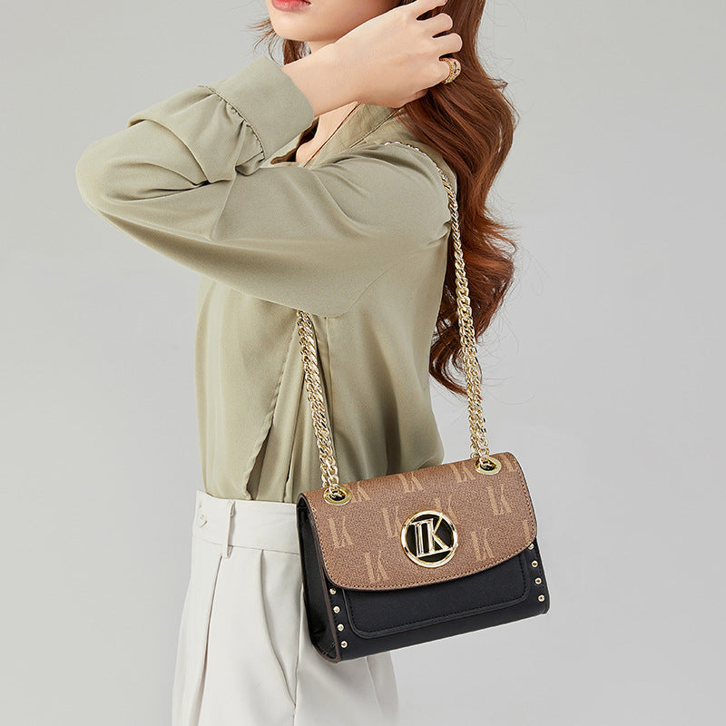 Women's Genuine Leather Fashion Portable Chain Shoulder Bags