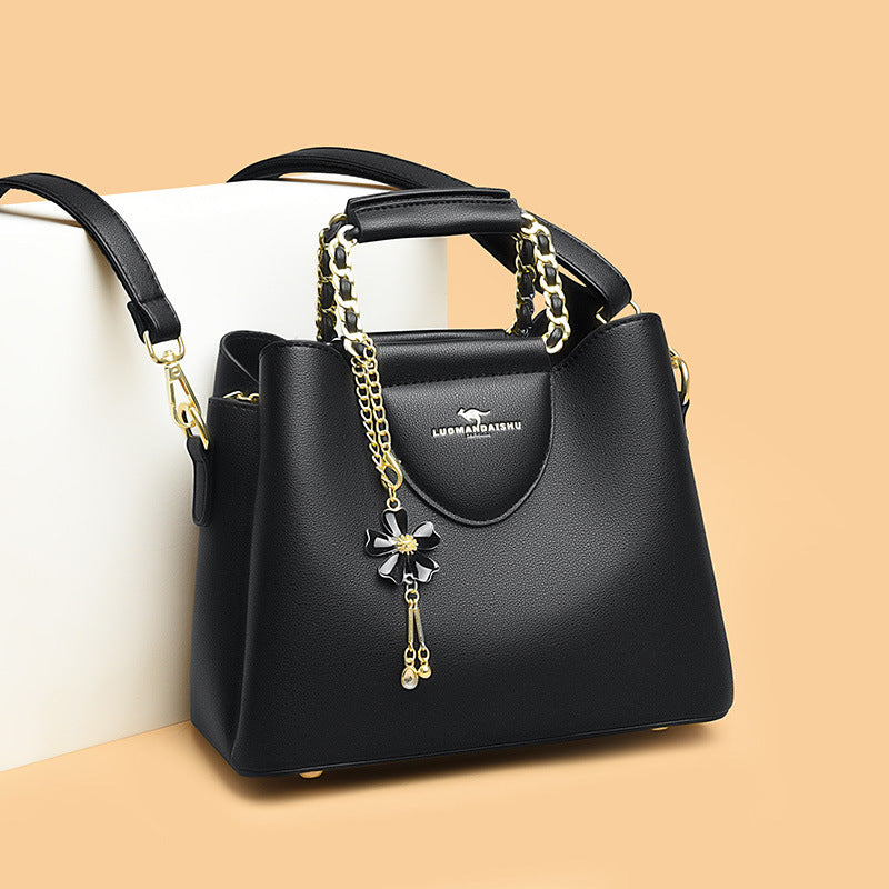 Women's Size Large Capacity Soft Leather To Bucket Bags