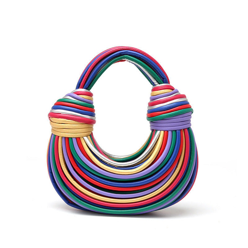 Women's Niche Unique Design Wire Noodle Trendy Bags