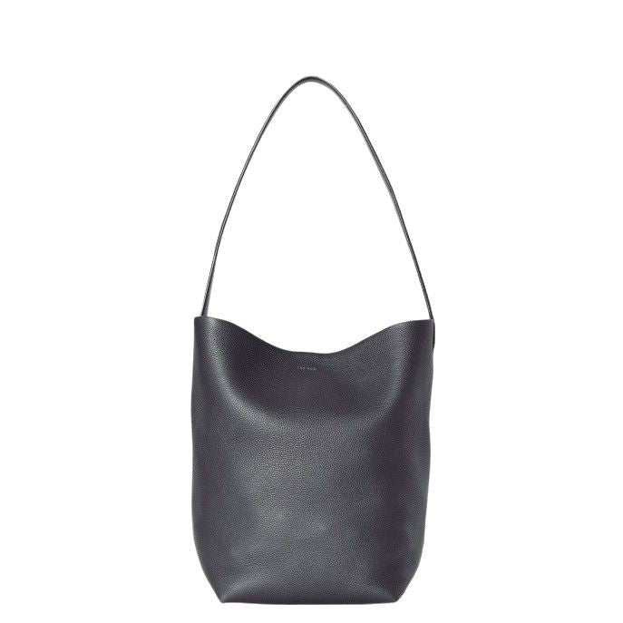 Women's Genuine Leather Litchi Pattern Cowhide Large Bucket Bags