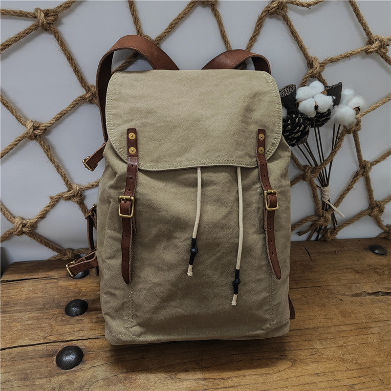 Women's & Men's & Washed Worn Retro Heavy Canvas Backpacks