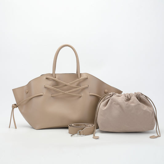 Idle Style Large Capacity Commuter Simple Handmade Shoulder Bags
