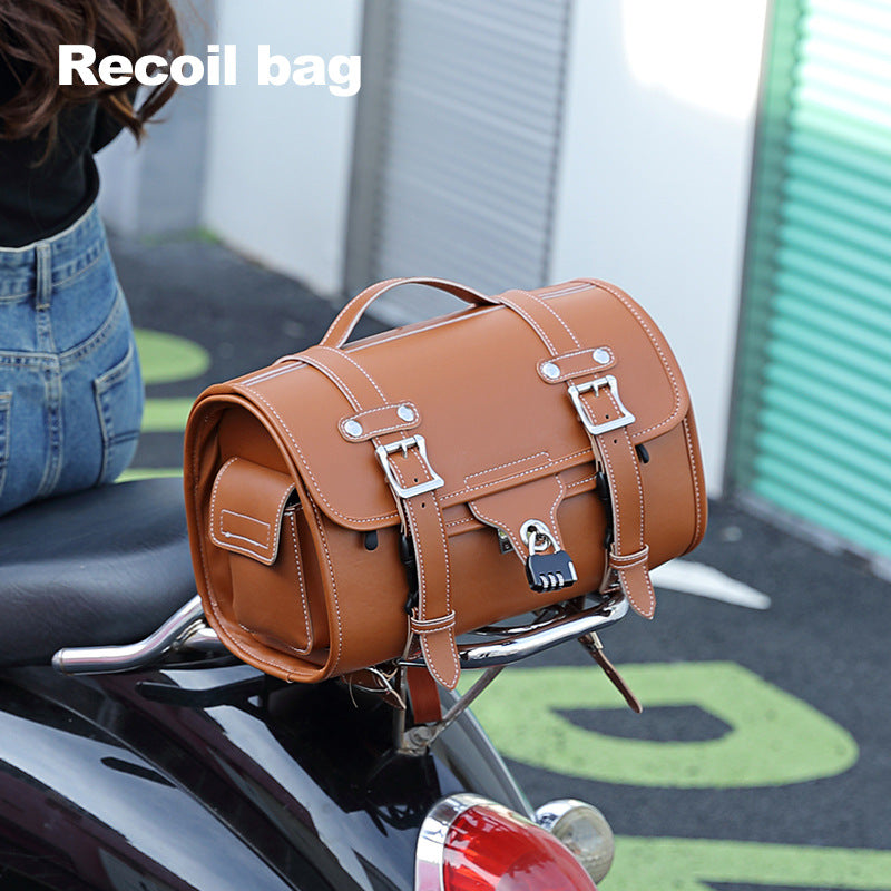 Motorcycle Tail Backseat Pannier Waterproof Electric Travel Bags