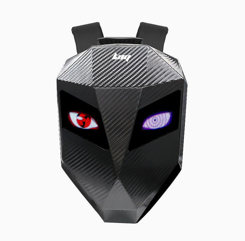 Man Motorcycle Luminous Eye Screen Waterproof Riding Backpacks