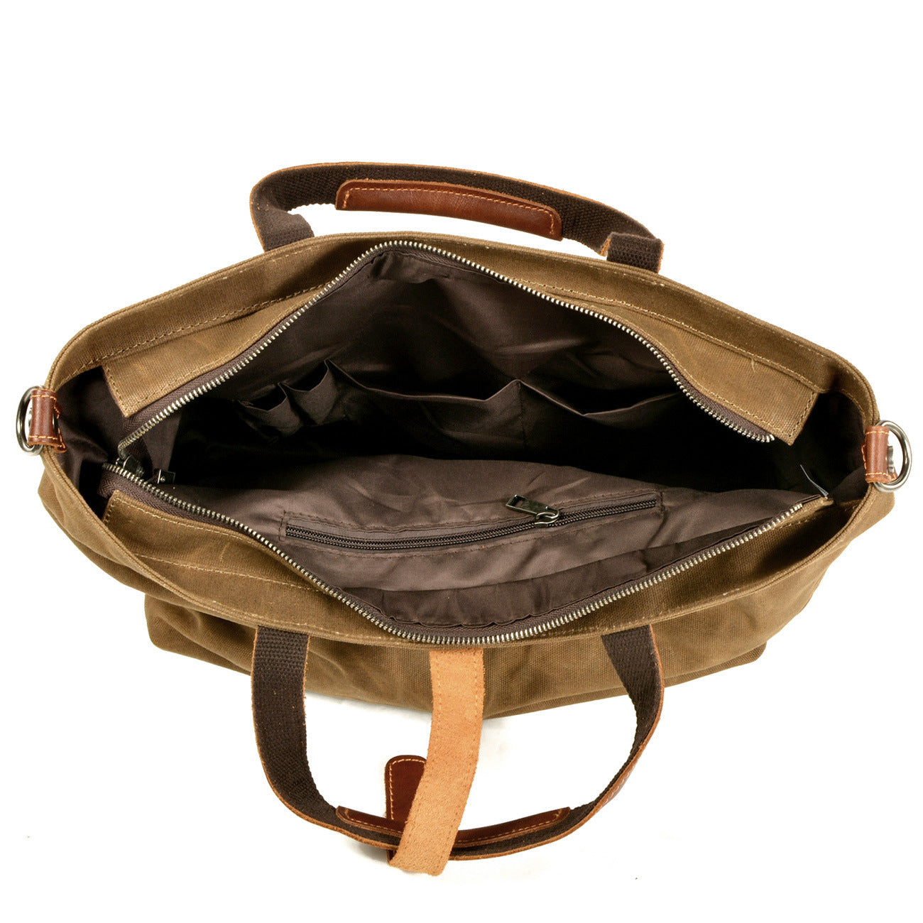 Women's Portable Genuine Leather Solid Color Simple Tote Bags