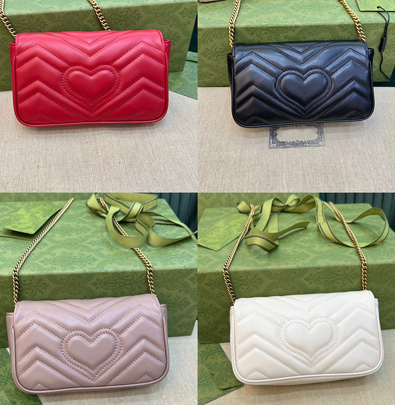 Women's Original Portable Heart Mini Dionysian Chain Bags