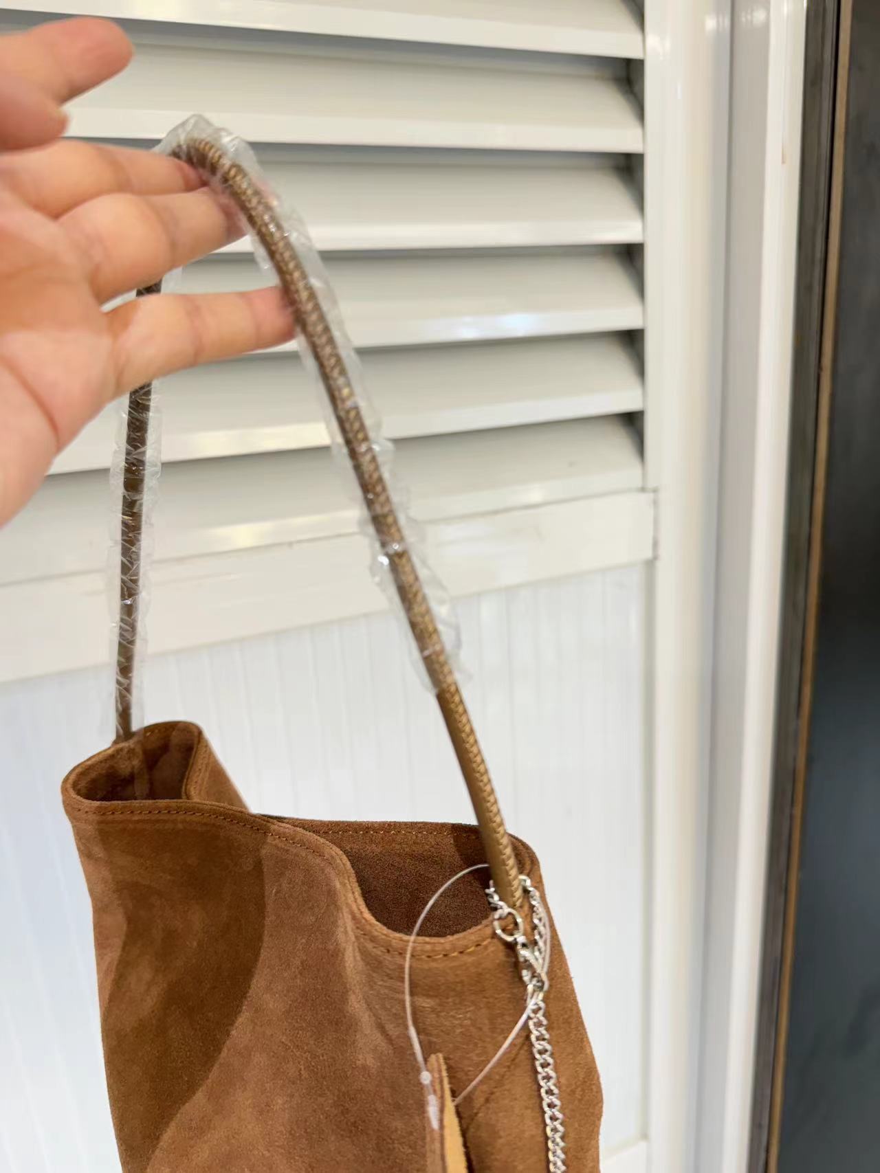 Women's Large Capacity High-grade Genuine Leather Suede Shoulder Bags