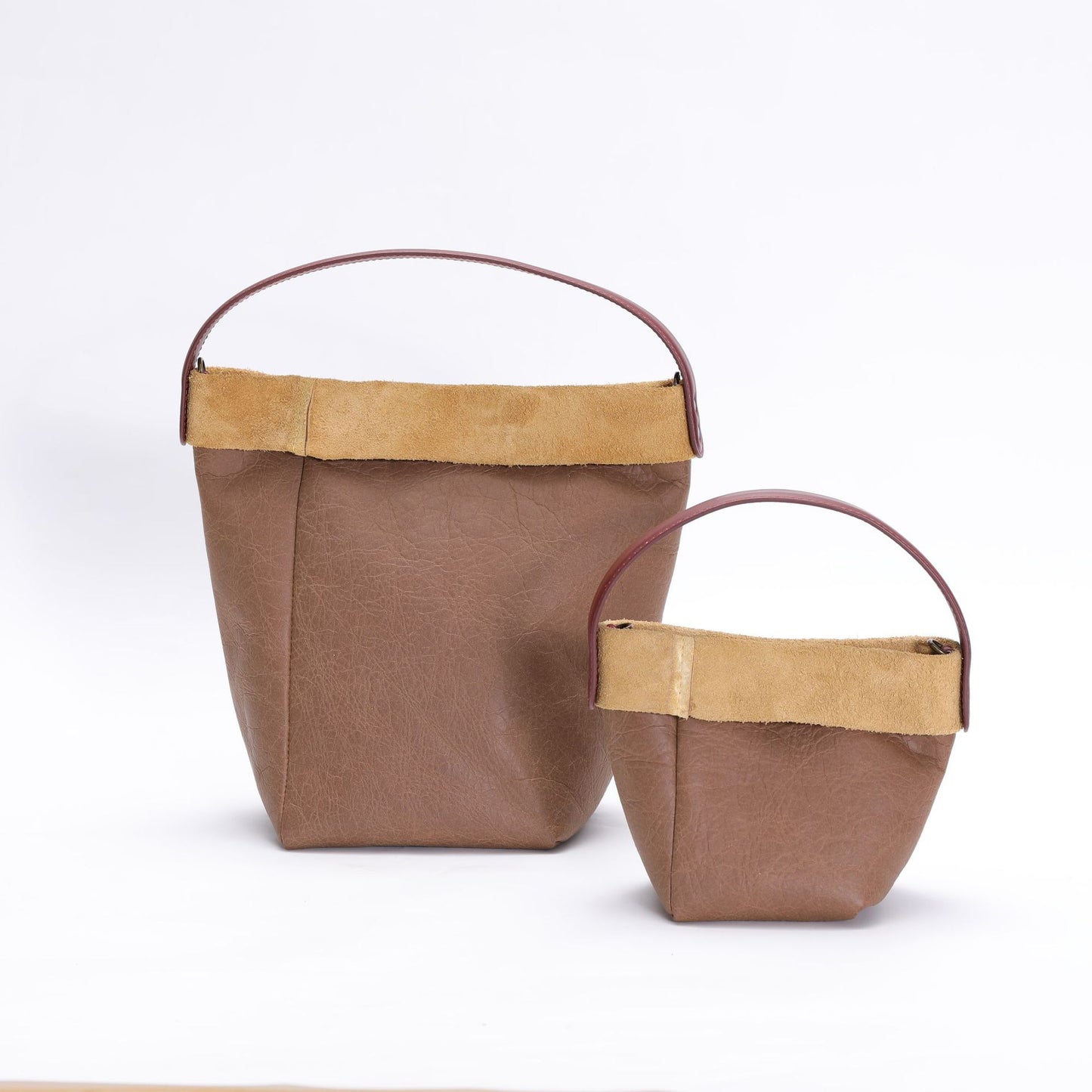 Women's High-grade Genuine Leather Simple Large Capacity Handbags