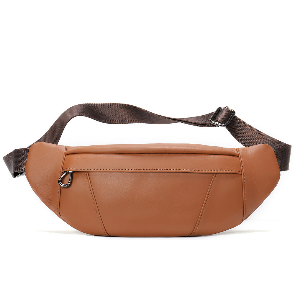 Men's Genuine Leather Mobile High Sense First Men's Waist Packs