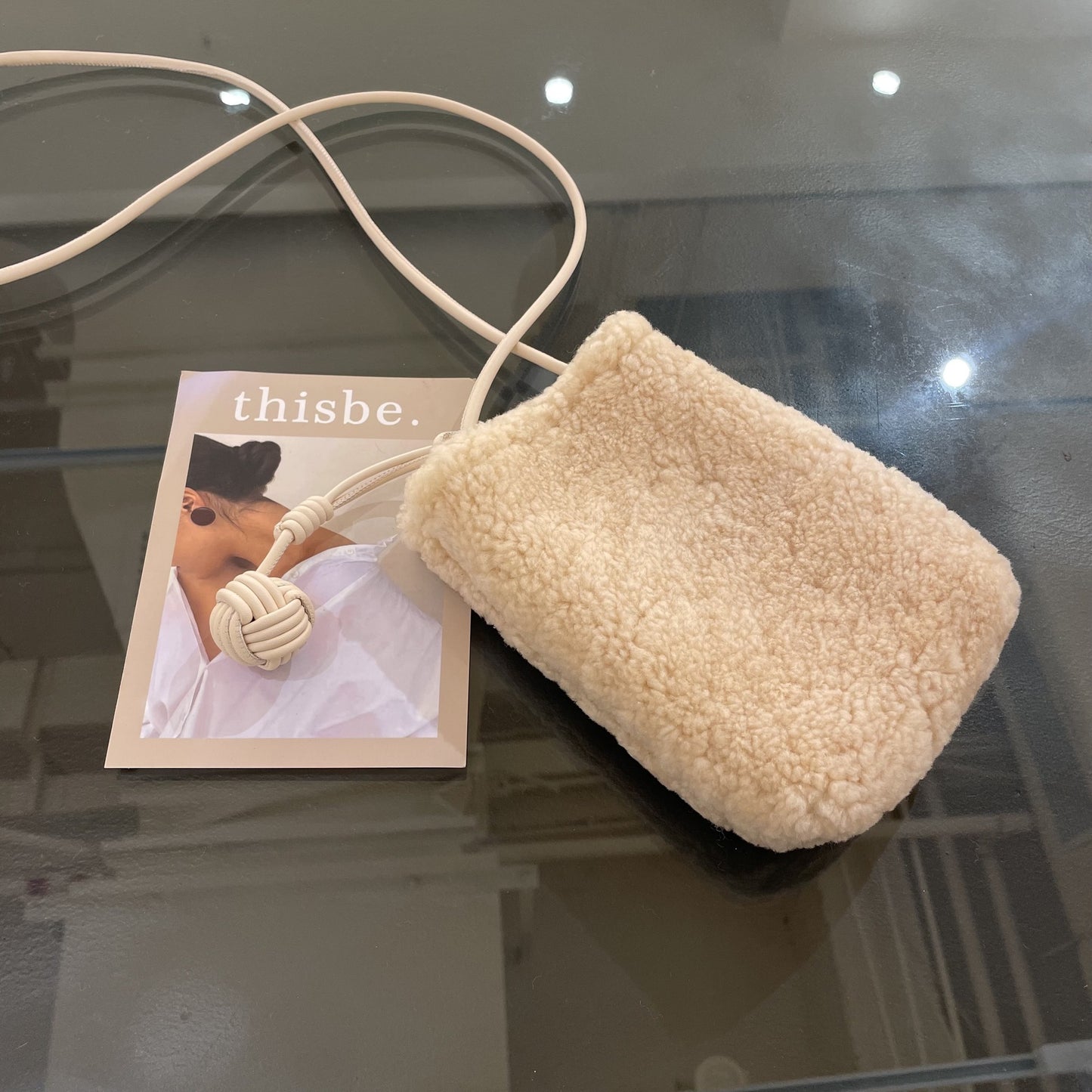 Women's Cell High Sense Niche Christmas Plush Phone Bags