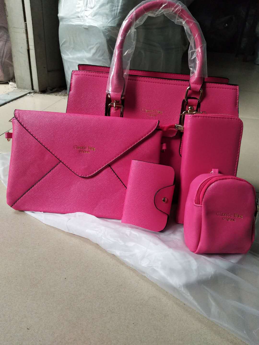 Women's Three-piece Korean Fashion Single Mother Portable Handbags